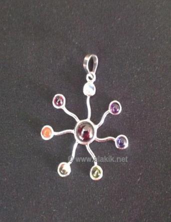Chakra 925 silver pendant